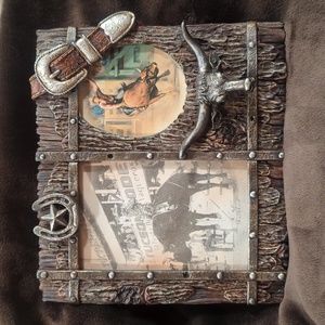 Western 4" x 6" Picture Frame